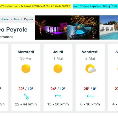 Le Grand Cottage Nature Piscine Chauffee Privee Du Tarn Entre Toulouse Et Albi & Les Cottages Du Tarn Holiday home Peyrole
