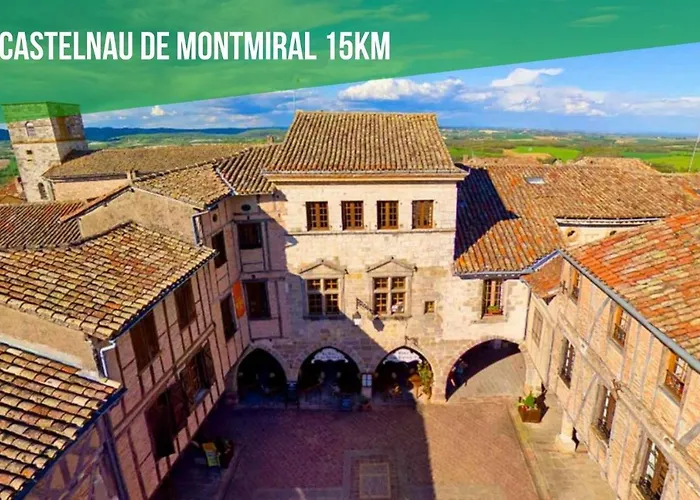 Дом отдыха Le Grand Nature Piscine Chauffee Privee Du Tarn Entre Toulouse Et Albi & Les Du Tarn