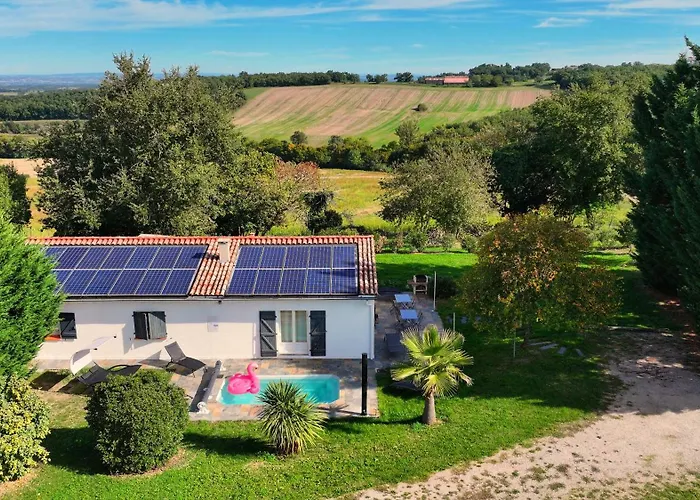 Le Grand Nature Piscine Chauffee Privee Du Tarn Entre Toulouse Et Albi & Les Du Tarn Дом отдыха